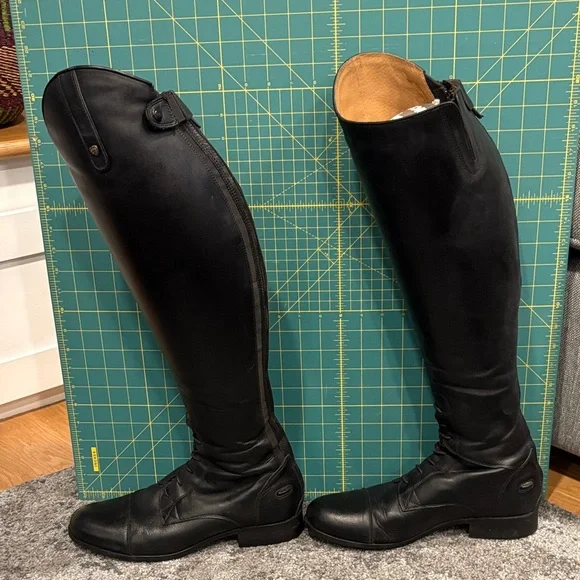 Ariat Tall Wide Black Riding Boots - Picture 9 of 13